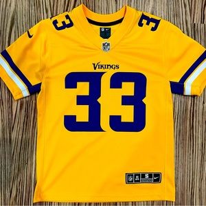 Dalvin Cook Size small youth jersey number 33 NFL Jersey Minnesota Vikings